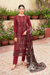 L-803 - 3PC Luxury Lawn Collection Mashaal By Ramsha